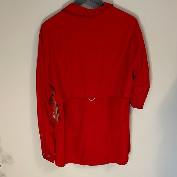 NWT Mens Field & Stream Button Down Shirt. Size Large. Smart Cool. Red - Picture 8 of 10